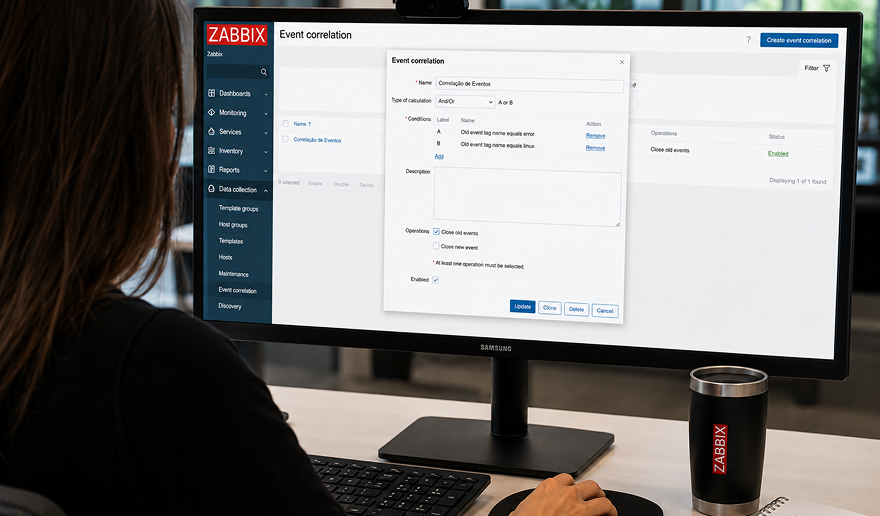 Como criar alertas combinados e baseados em outros eventos no Zabbix